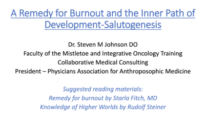 A Remedy for Burnout and the Inner Path of Development – Salutogenesis
