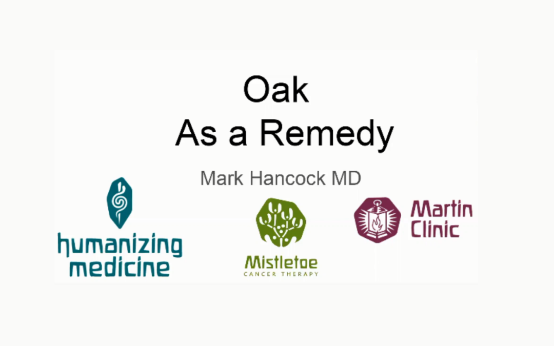 Oak as a Remedy